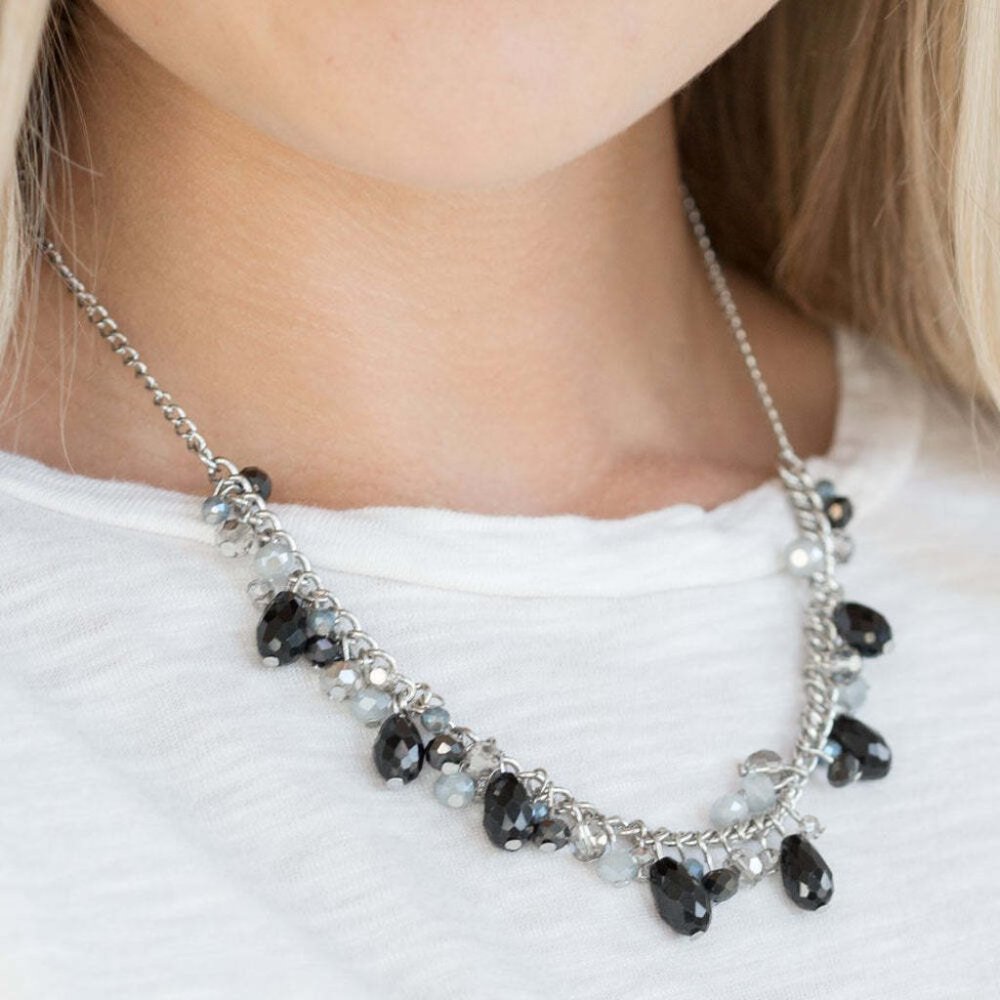 Paparazzi Courageously Catwalk Multi Necklace and Earrings Set